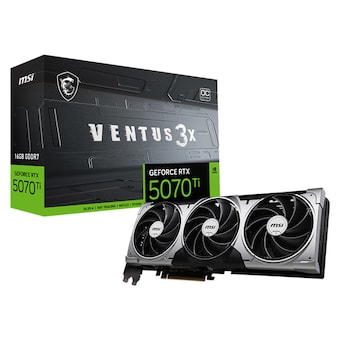 MSI 지포스 <b>RTX</b> <b>5070</b> <b>Ti</b> 벤투스 3X OC D7 <b>16GB</b>