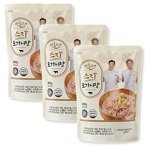 나미에프앤비 지극정성 금산인삼 스지 특도가니탕 800g (24개)_이미지