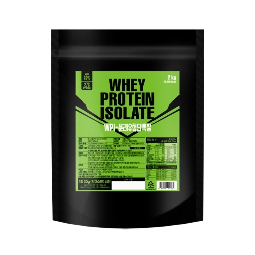 성풍양행 웨이 프로틴 아이솔레이트 WPI 분리유청단백질 2kg (2개)_이미지