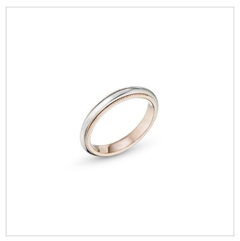 미니골드 18K + 플래티넘 950 백금 예물,프로프즈, 솔리드 반지 여 RAAC5020_MA