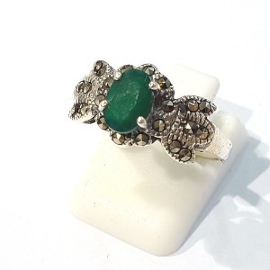 블루케이 그린칼세도니 오닉스 원석 반지 211121-06이미지입니다. 누르면 해당 게시물로 새창이동합니다.