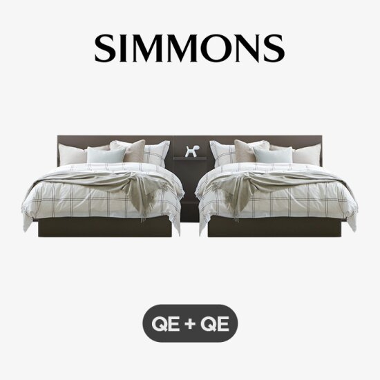 시몬스 D2178A 트윈 침대 Q+Q 레귤러 타입이미지입니다. 누르면 해당 게시물로 새창이동합니다.