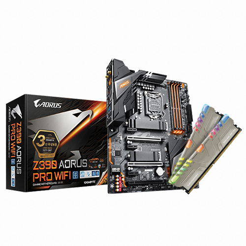 GIGABYTE Z390 AORUS PRO WiFi + RGB RAM 16GB 제이씨현