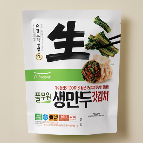 풀무원 생만두 갓김치 400g
