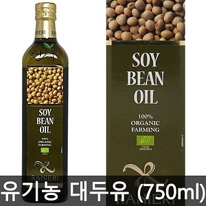 라니에리 유기농 식용유 750mlx4병 대두유 콩기름_이미지