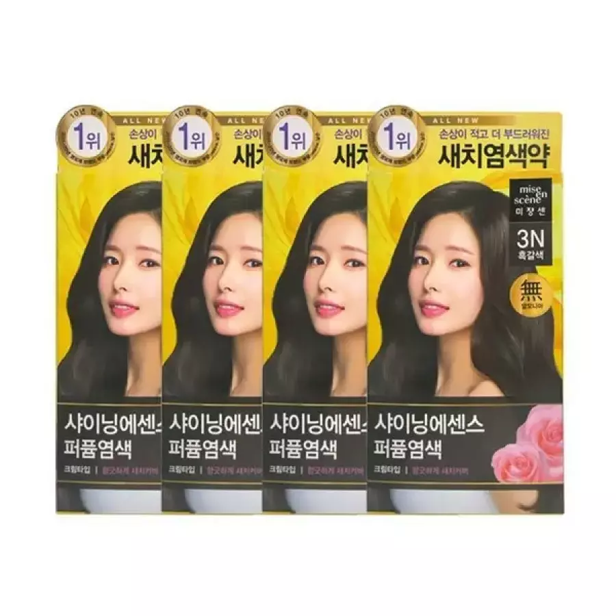 미쟝센 샤이닝 에센스 퍼퓸 염색 (4개)_이미지