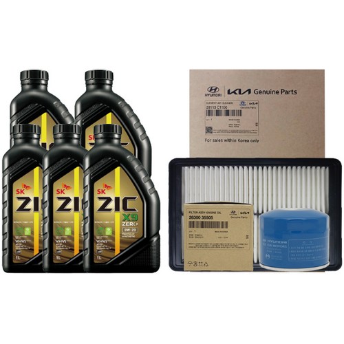 SK엔무브 지크 제로 X9 0W20 5L + 순정필터 현대 LF쏘나타 뉴라이즈 2.0 가솔린 터보이미지입니다. 누르면 해당 게시물로 새창이동합니다.