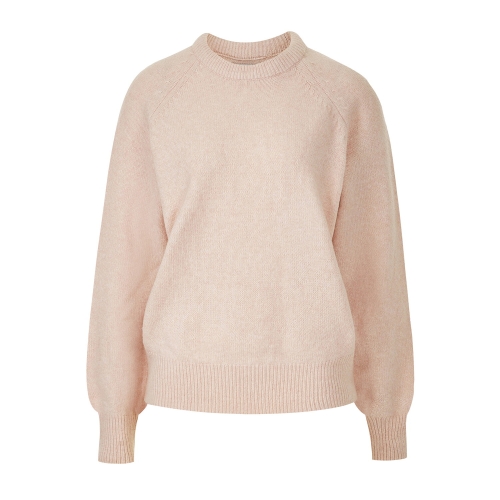 수프 FOCUS 링 컬러 루즈핏 라운드 울 니트 PBVFF6S1KT2010_이미지