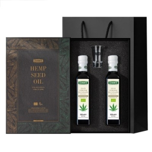 르반테 유기농 대마종자유 선물세트 + 오일잔/블랙쇼핑백 250ml