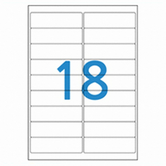 올바른라벨 흰색 라벨 AL218 [100매]