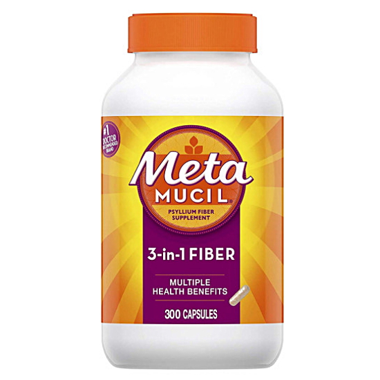 메타무실  차전자피 식이섬유 화이버 300캡슐 (해외) (1개)