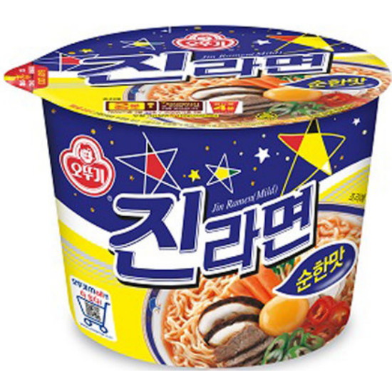 오뚜기 진라면 순한맛 큰컵 110g이미지입니다. 누르면 해당 게시물로 새창이동합니다.