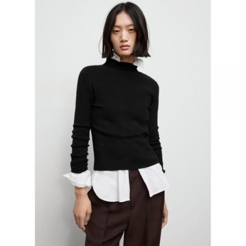 망고 WOMAN 스웨터 HIELO Black 17007802