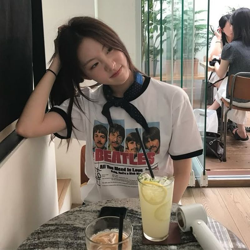 비틀즈 러브 티셔츠화이트 3283808 420524
