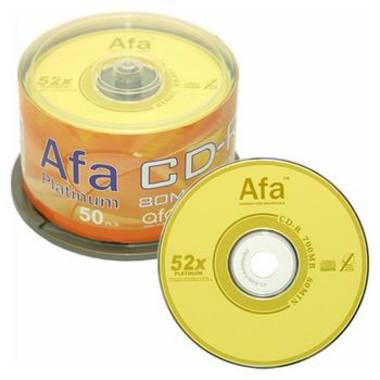 AFA CD-R 700MB 52x 케익 50장 AFA
