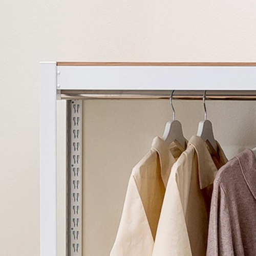 홈던트하우스 조립식 철제 2단 시스템 행거 1100x600 (높이 210cm)_이미지