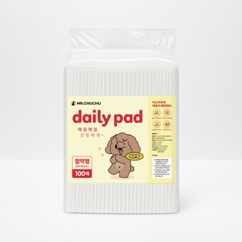 미스터추추 데일리 배변패드 레몬향 절약형 100매