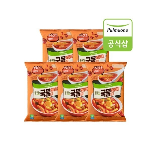 풀무원 쌀 국물 떡볶이 423.5g (5개)_이미지