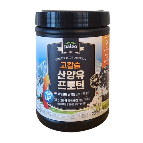 한국생활건강 팔레오 팔레오 고칼슘 산양유 프로틴 280g (2개)_이미지
