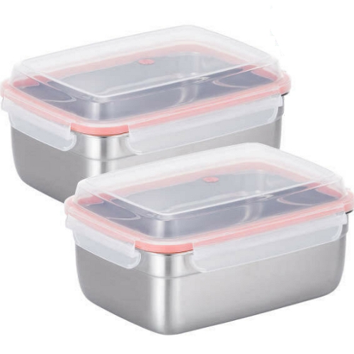 스텐락 뉴큐브 직사각 6-2호 2000ml (2개)_이미지