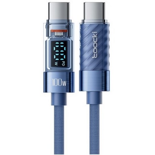 toocki PD C to C타입 100W 디스플레이 케이블 TQ-X36 (1m, 2개)_이미지