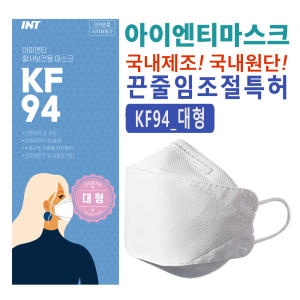 아이엔티 황사보건용 마스크 KF94 대형 (100매)_이미지