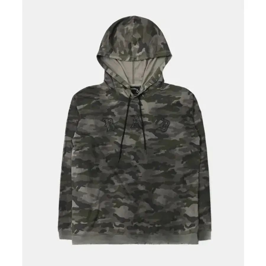 배드블러드 BADBLOOD 코스모 패치 후드 롱슬리브 그린카모 394773