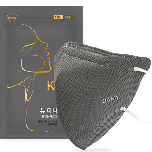 다나(DANA) 뉴 다나 온숨 KF94 대형 그레이 (50매)_이미지