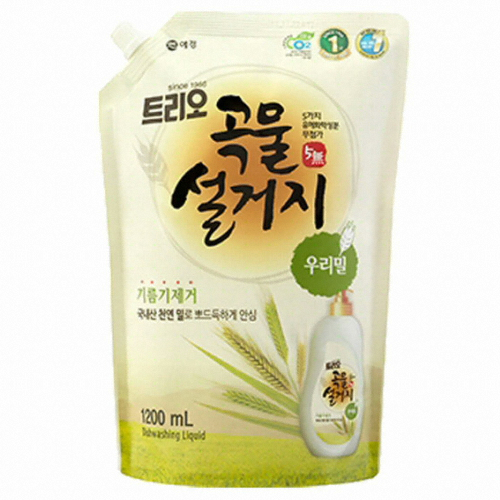 트리오 곡물설거지 우리밀 1.2L (2개)_이미지