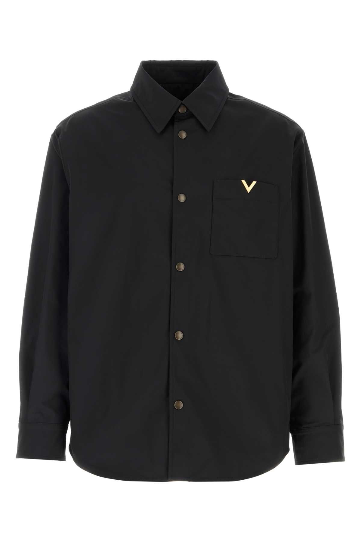 발렌티노 블랙 stretch polyester 셔츠 9V3CIO06BET0NO_이미지