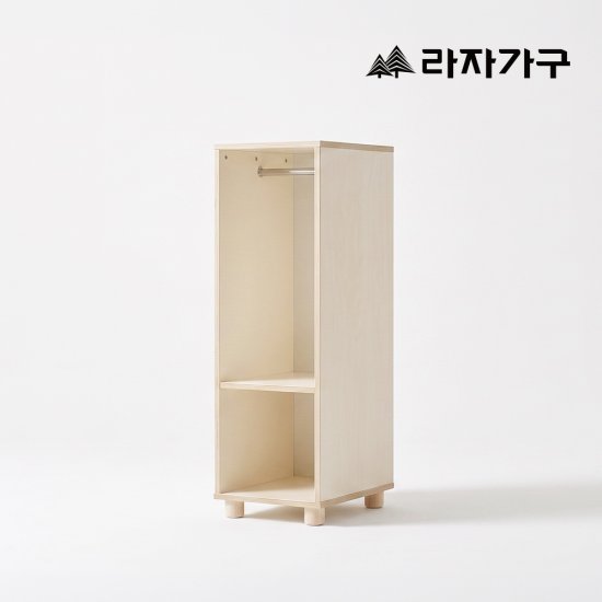 라자가구 메이플 E0 원목 행거 수납장 370