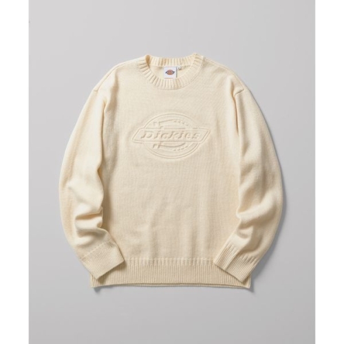 디키즈 lt판gt 엠보스드 로고 풀오버 니트 Cream DIKU242LRKN308CR 121384