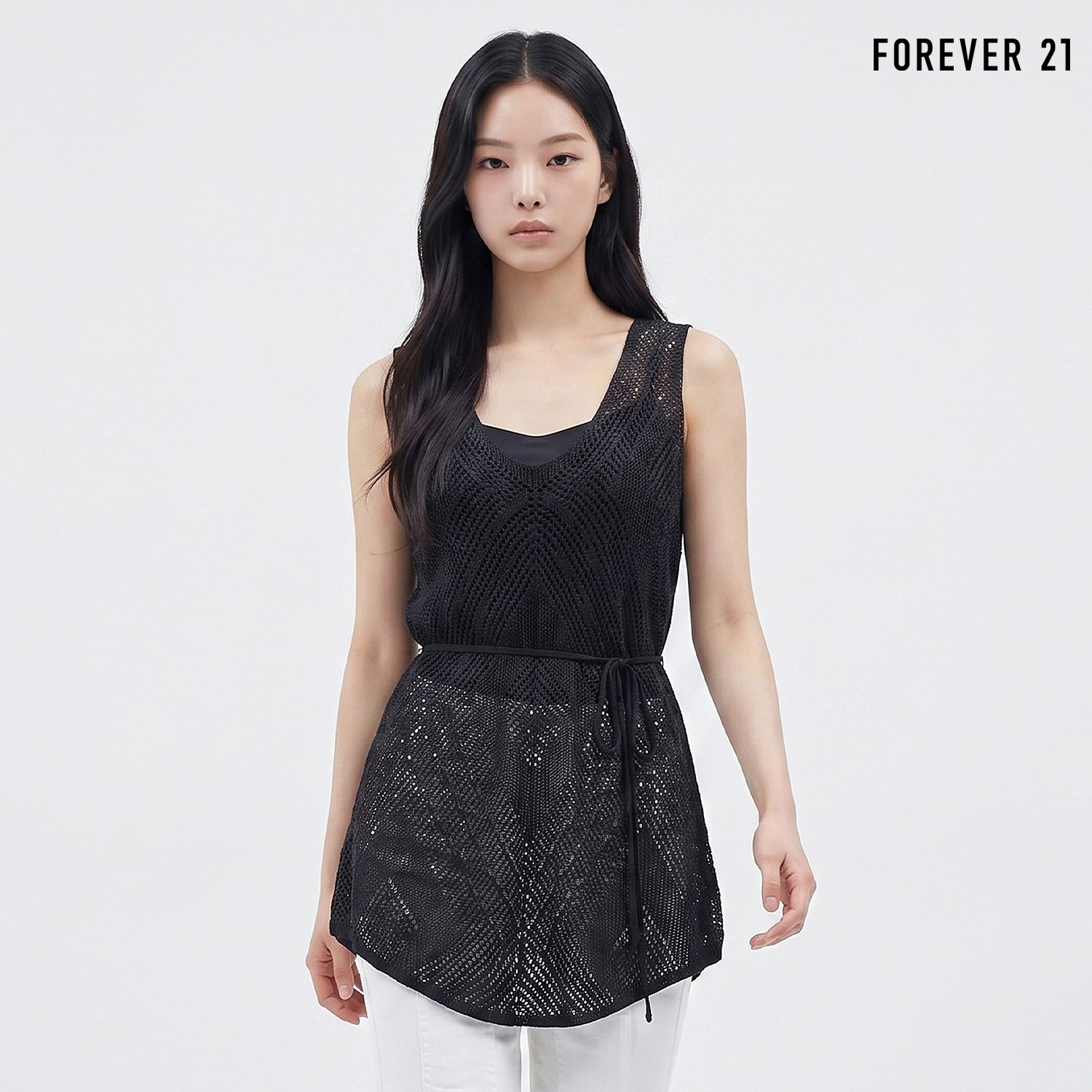  FOREVER21 썸머 그물 스트랩 베스트 FTDBVT006