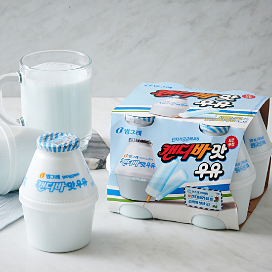 빙그레 캔디바맛 우유 240ml (4개)_이미지