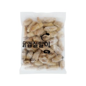 닭껍질 만두 1kg (10개)