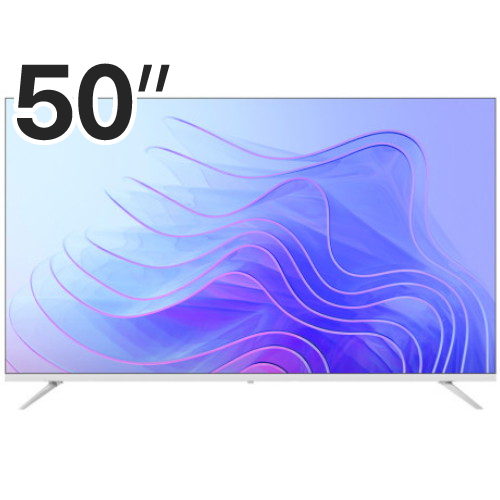 이노스 50UHD QLED 화이트에디션 스마트 AI 구글3.0 (스탠드)_이미지