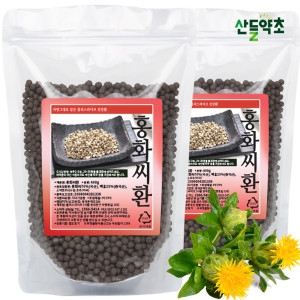  산들약초 홍화씨환 400g [2개]