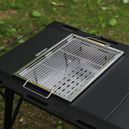아베나키 원액션 IGT 화로대 플레이트 바베큐 그릴_이미지