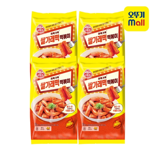 오뚜기 쌀가래떡 떡볶이 580g (4개)
