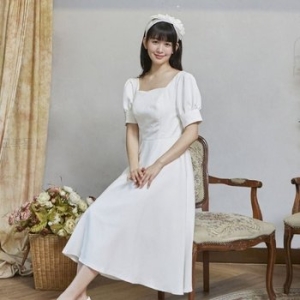 교복몰 웨딩드레스 A라인 퍼프 졸업사진 졸업사진컨셉 WDFF543