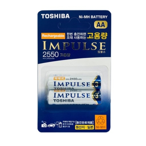 임펄스 AA 충전지 2550mAh