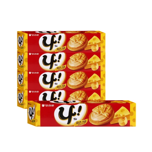 오리온 나 치즈크림 77g 5개