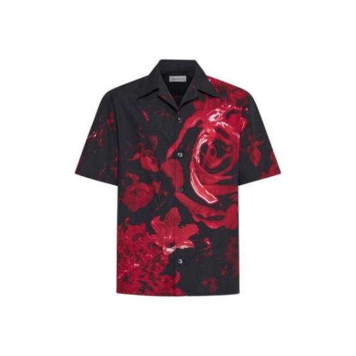 긴팔 셔츠 795111QOAA41111 BLACK RED