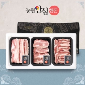 농협안심한돈 무항생제 플랜P 선물세트 8호 1.2kg (1개)_이미지