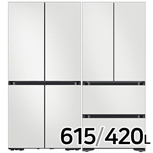 삼성전자 비스포크 키친핏 코타 RF60C9013AP + RQ42C94J2AP (화이트)_이미지