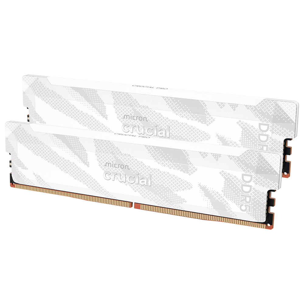 마이크론 Crucial DDR5-6400 CL32 PRO Overclocking White 패키지 아스크텍 (32GB(16Gx2))_이미지