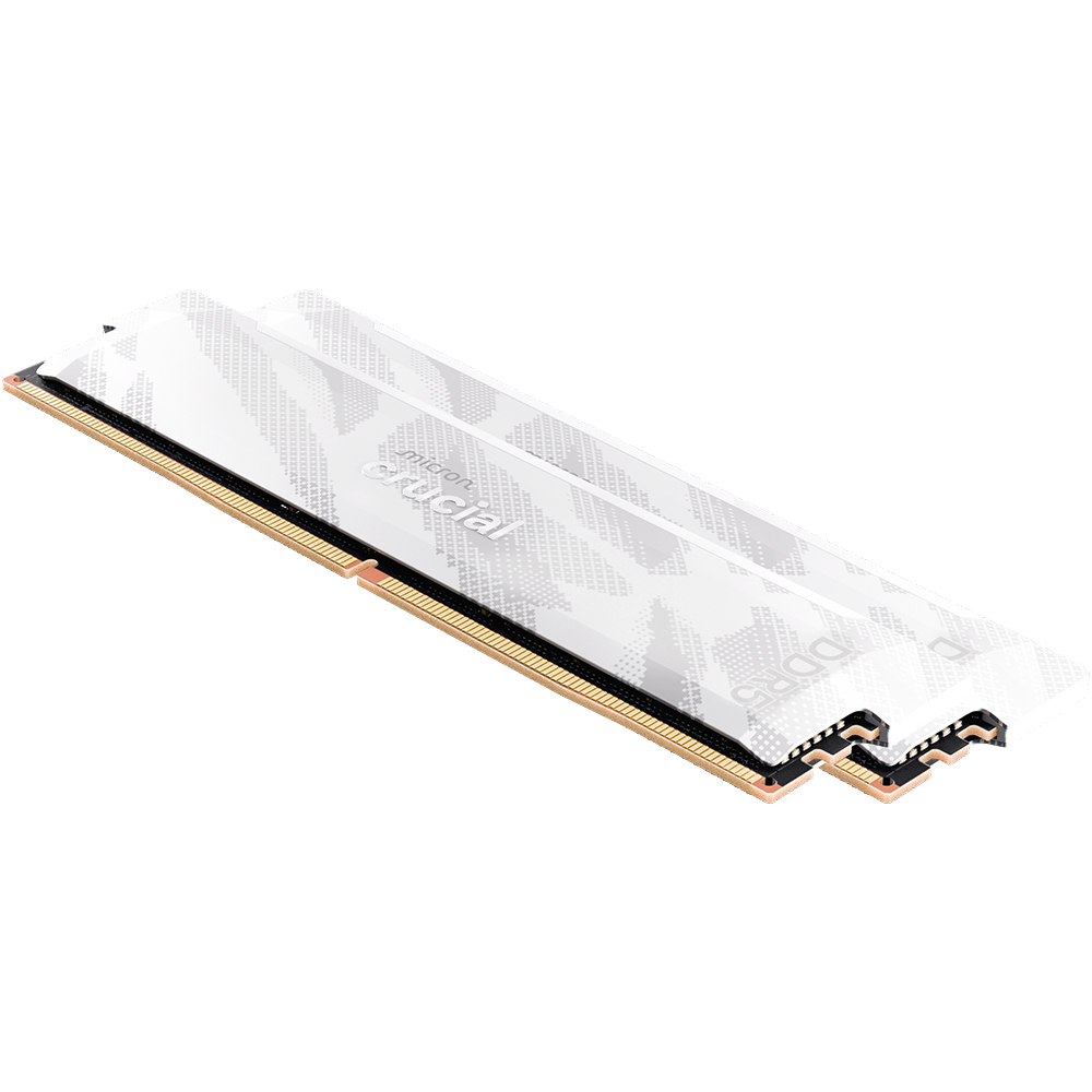 마이크론 Crucial DDR5-6400 CL32 PRO Overclocking White 패키지 아스크텍 (32GB(16Gx2))_이미지