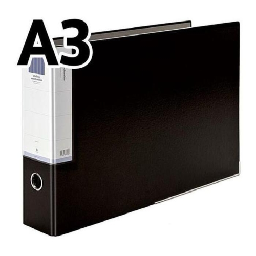 [불명] 이코노웹 3공D링바인더 7cm/흑/A3/B849A-81