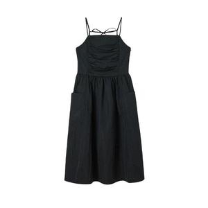 셔링 나일론 롱나시 레이어드원피스 AR1WO360