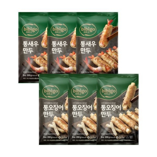 CJ제일제당 비비고 통오징어만두 200g (3개)_이미지